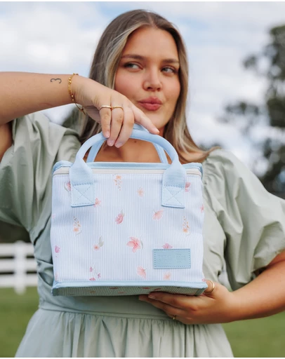 The Somewhere Co - Blue Garden Lunch Bag