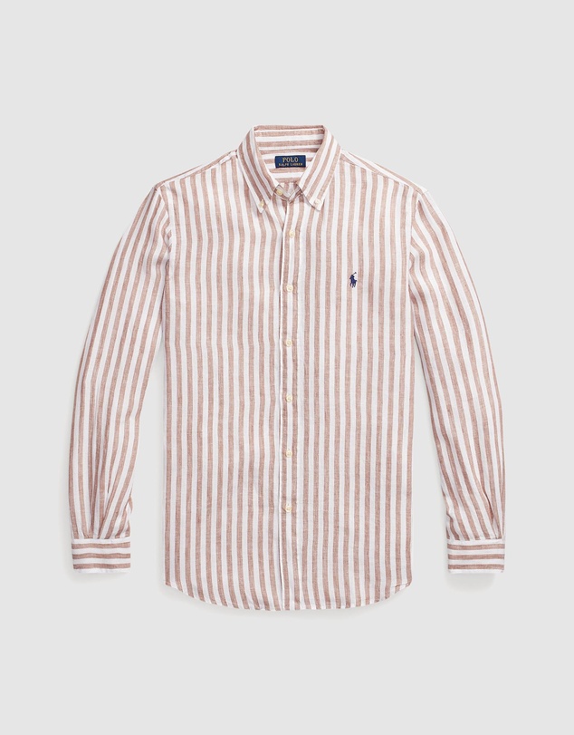 Polo Ralph Lauren - Custom Fit Striped Linen Shirt