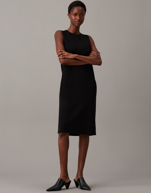 Calvin Klein - Slim Wool Shift Dress