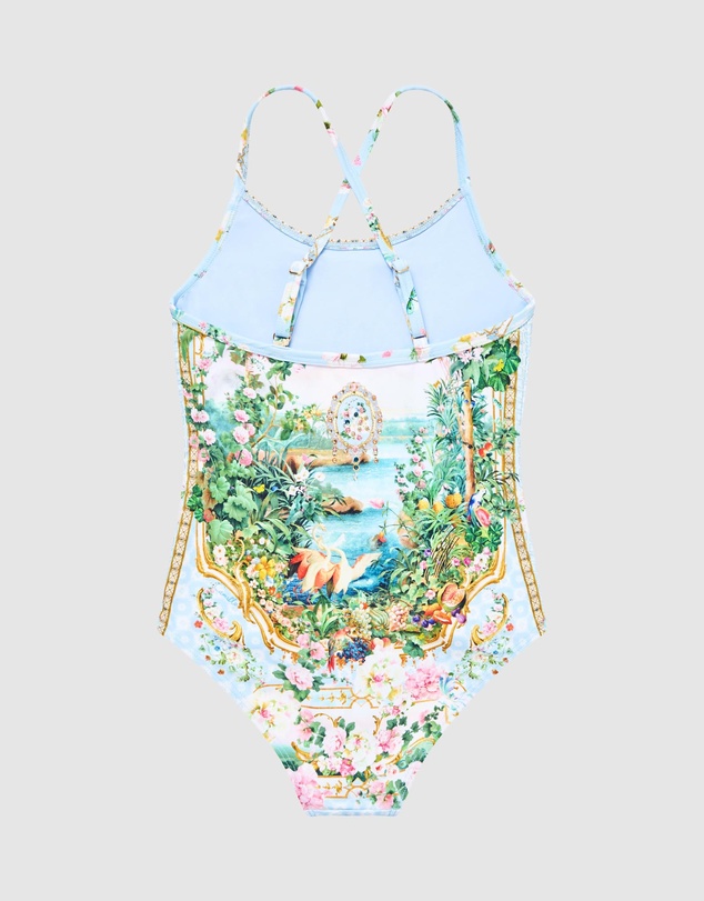 Camilla - Round Neck One Piece - Kids-Teens