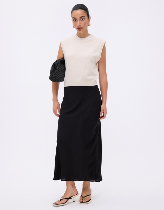 Minima Esenciales - Naya Cashmere Blend Knitted Top