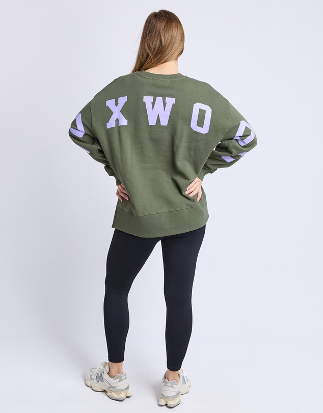 Foxwood - Interval Crew Khaki With Lilac