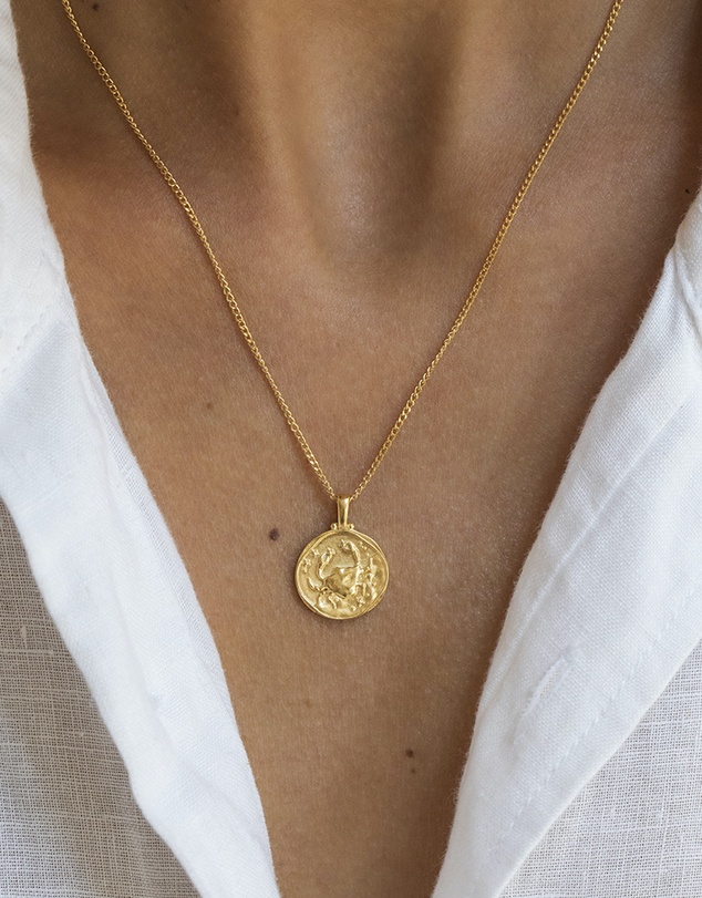 Kirstin Ash - Cancer Zodiac Necklace