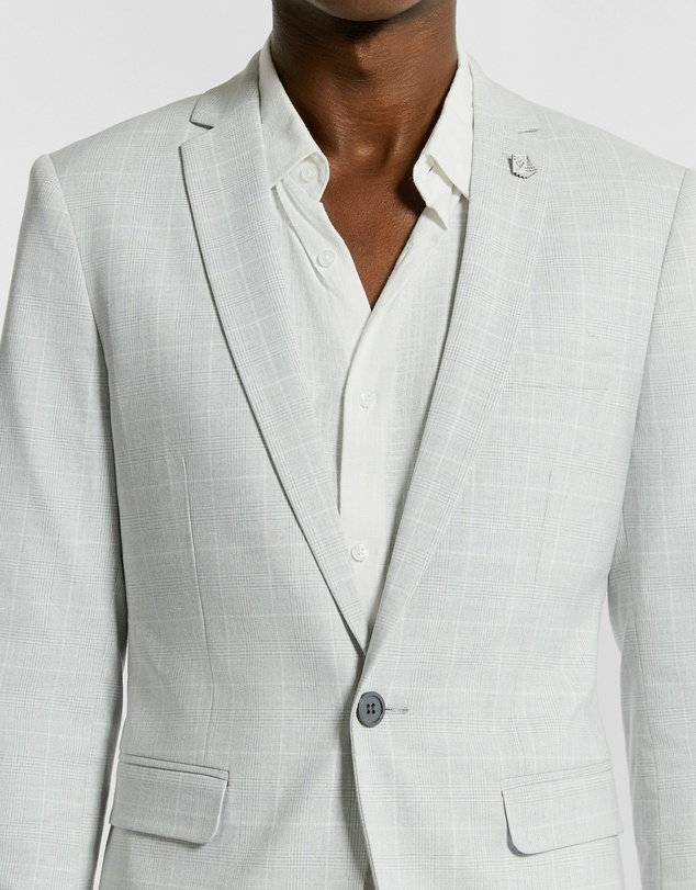 yd. - Terrazzo Check Stretch Blazer