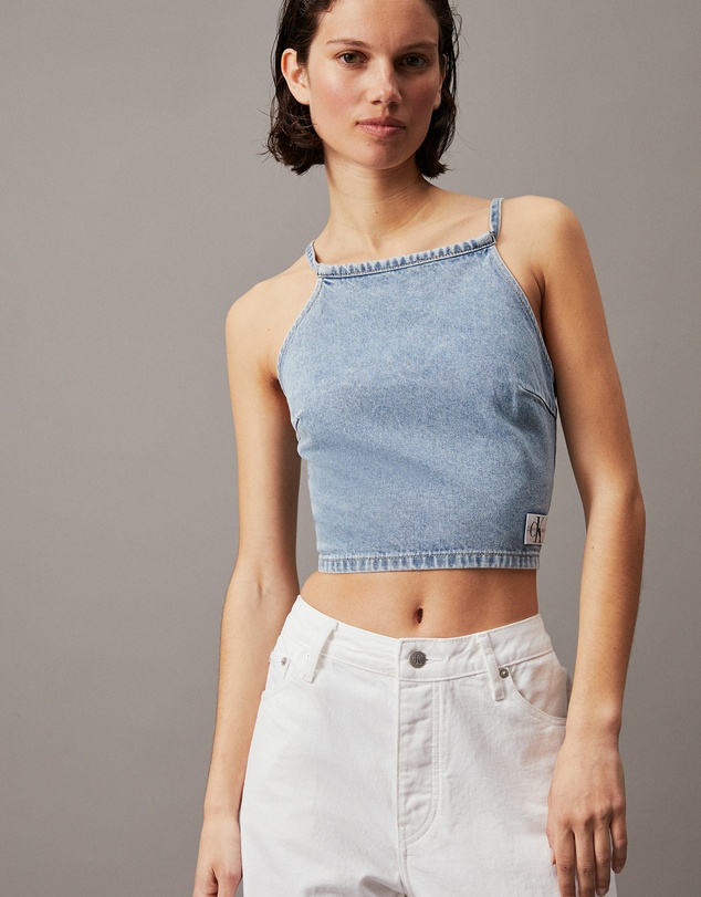 Calvin Klein Jeans - Tie Back Denim Top