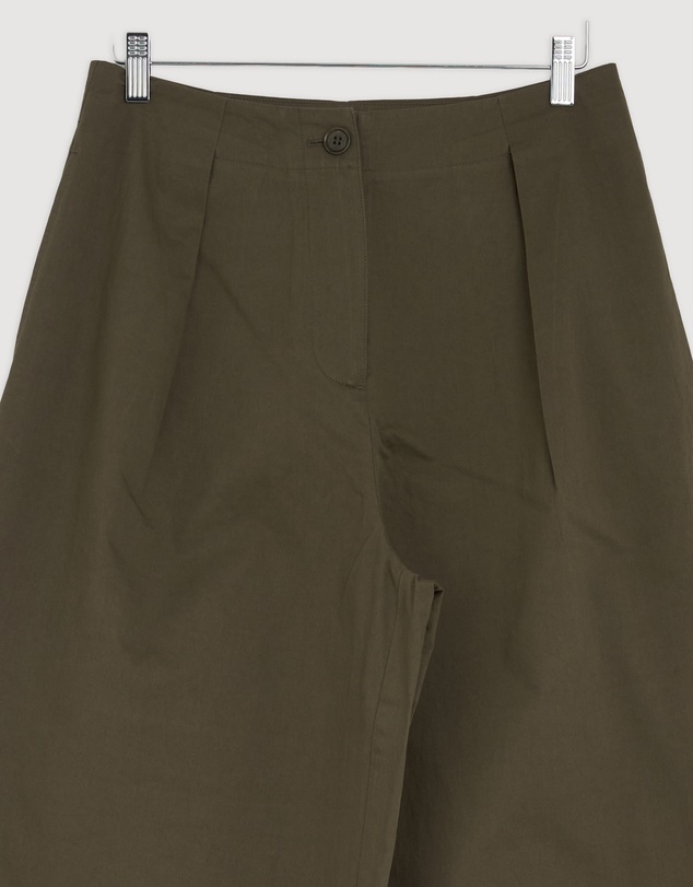 Revibe - Repaired Assembly Label Jasmine Cotton Adjustable Barrel Leg Pants - AU 10