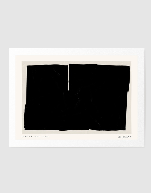 Olive et Oriel - Simple Artline No30 by Treechild Art Print