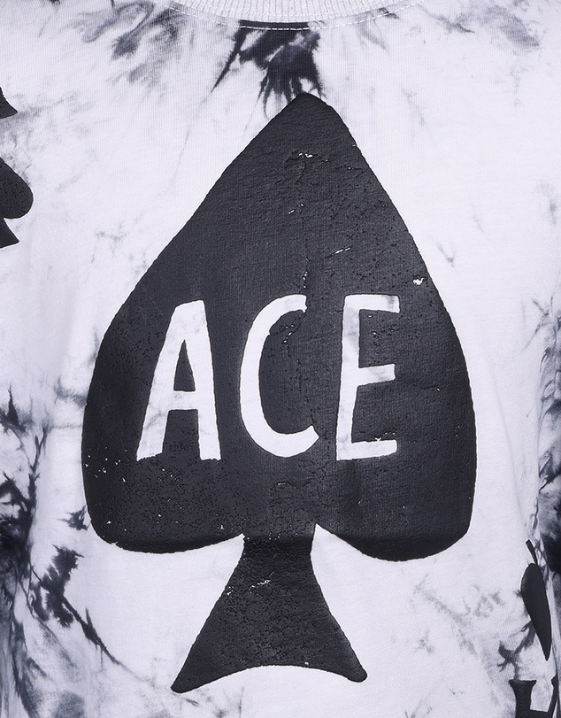 Rock Your Kid - Ace Spade Long Sleeve Tie Dye T-Shirt