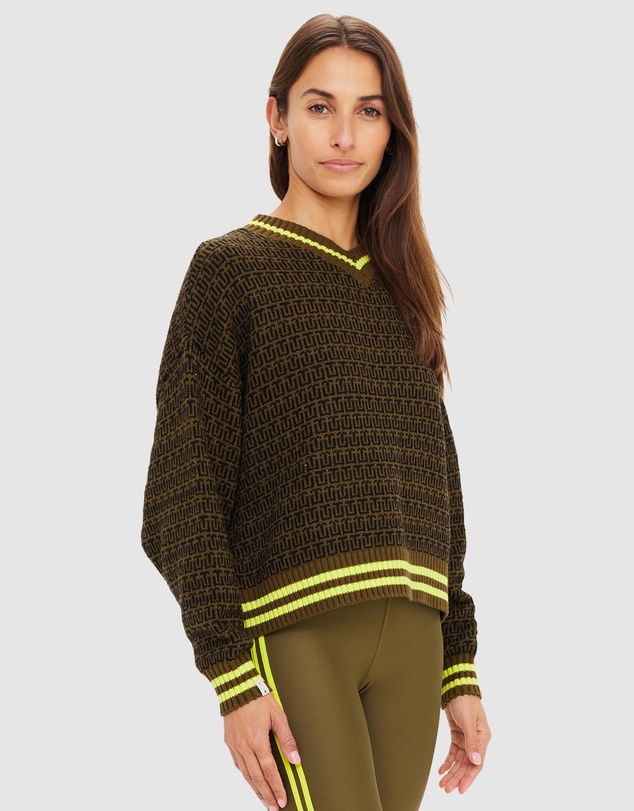 The Upside - Castilla Clementine Knit Crew Jumper