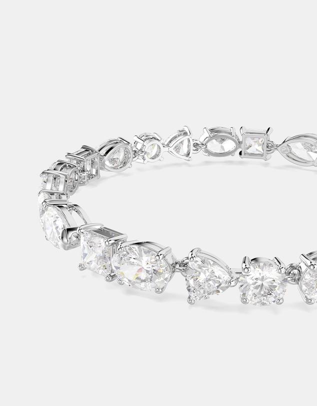 Swarovski - Mesmera Bracelet, Mixed Cuts, White, Rhodium-Plated