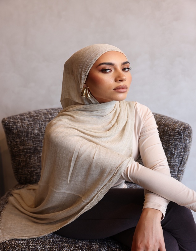 Mod Squad - Textured Hijab- Sand
