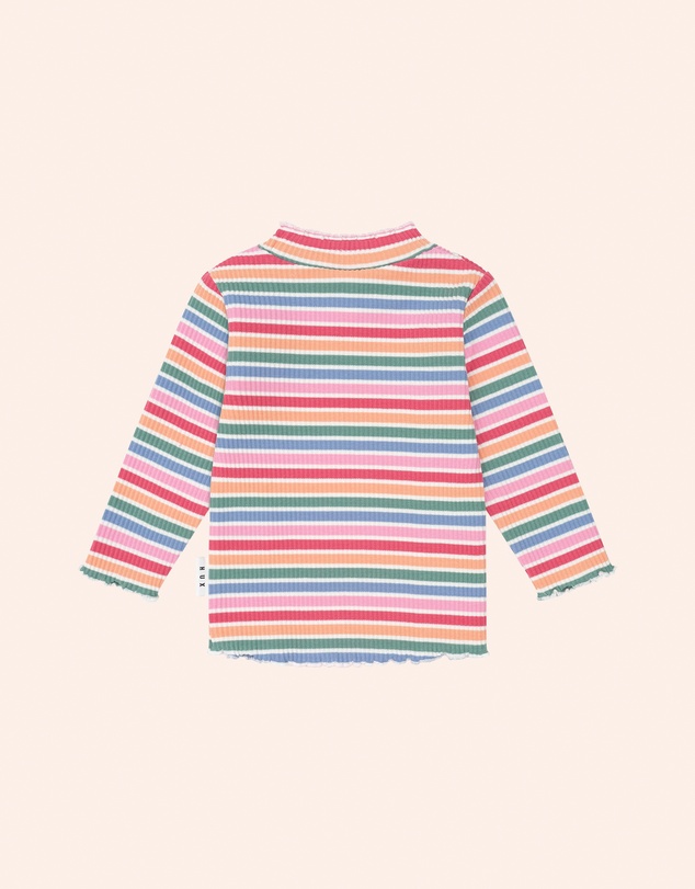 Huxbaby - Tutti Frutti Stripe Rib Skivvy - Babies-Kids