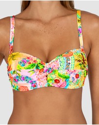 Baku Swimwear - Sardinia D-DD Cup Twist Bandeau Bikini Bra Top
