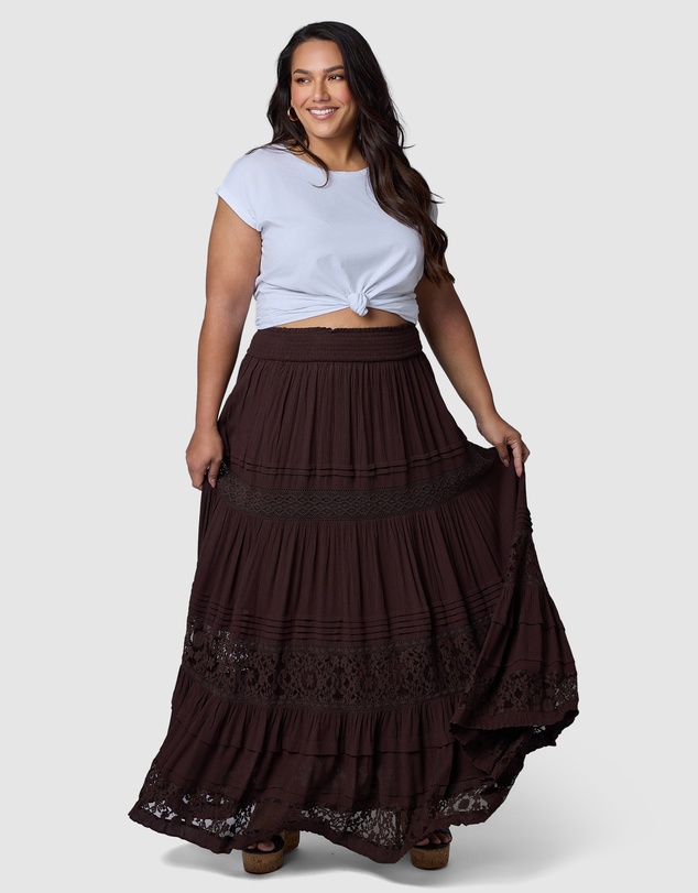 The Poetic Gypsy - True Faith Maxi Skirt