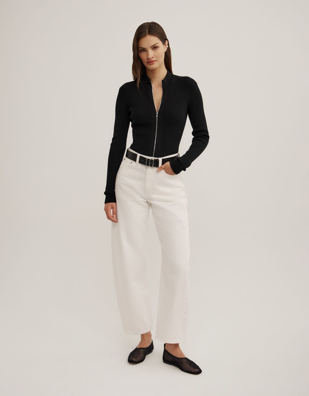 Witchery - Double Zip Knit Cardigan
