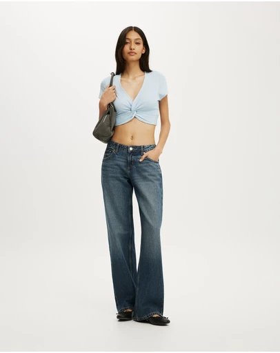 Cotton On - Bri Cropped Cardi Tee