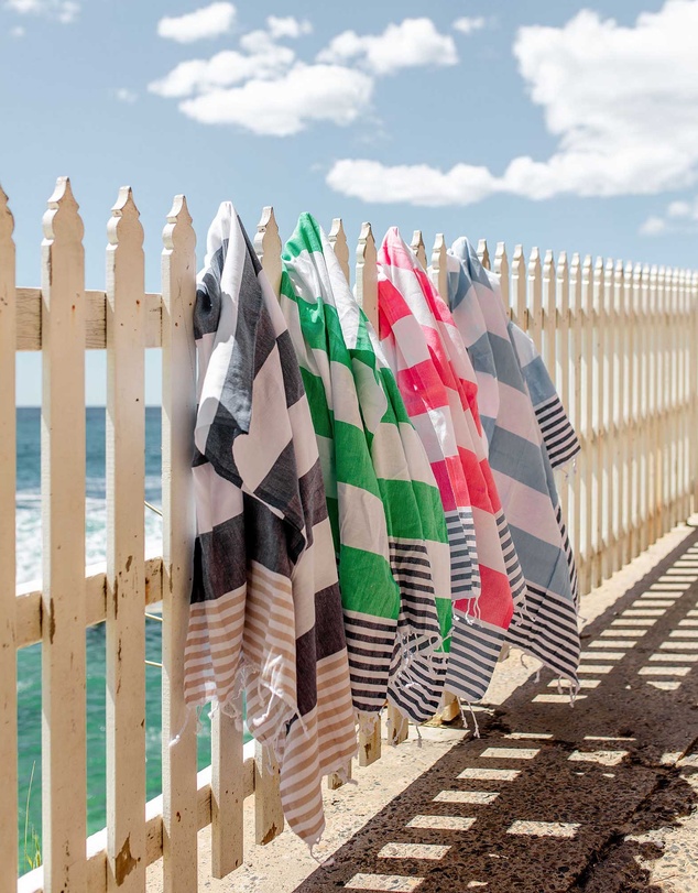 Miss April - Flamenco Turkish Beach Towel