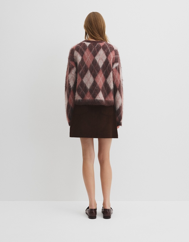 Country Road - Argyle Crew Neck Knit