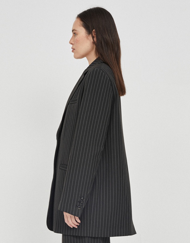FRIEND of AUDREY - Pinstripe Blazer