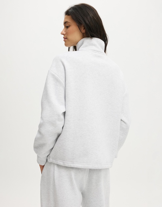 Cotton On Body Active - Plush Half Zip Sweatshirt