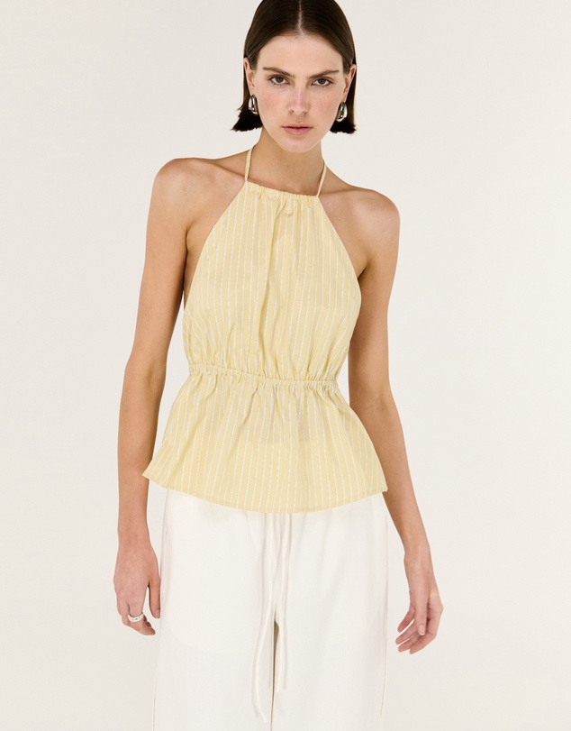 Staple the Label - Zeno Halter Top