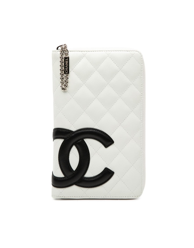Pre-Loved by Azura Reborn - Pre-Loved CC Quilted Lambskin Cambon Ligne Zippy Organizer Wallet