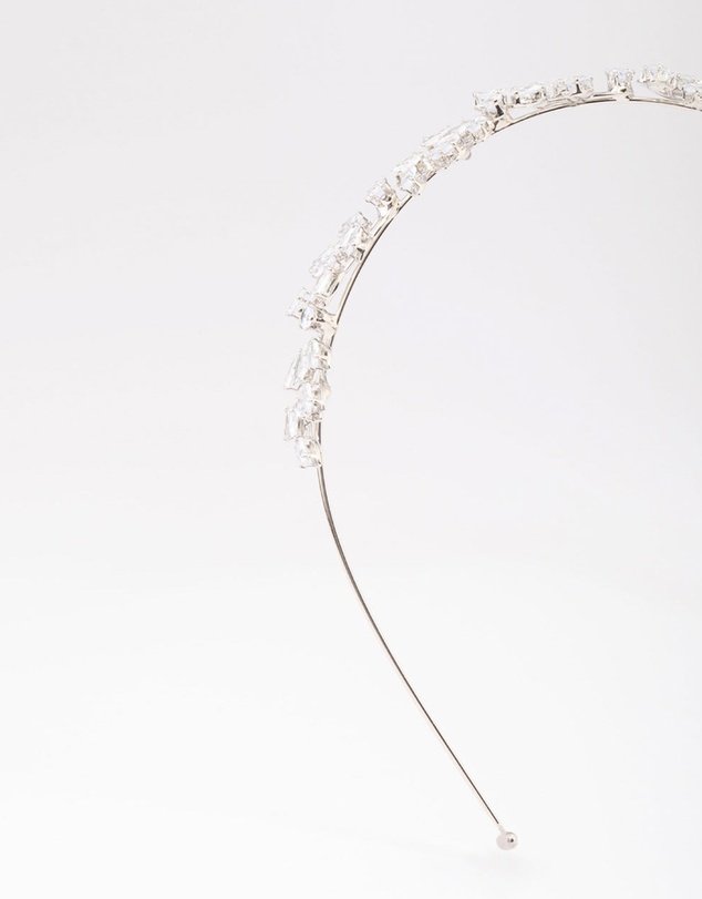 Lovisa - Silver Marquise Round Leaf Headband