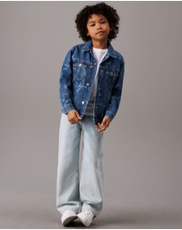 Calvin Klein Jeans - Boys Denim Logo Trucker Jacket