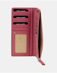 Pierre Cardin - Pierre Cardin Genuine Ladies Leather Bi-Fold Wallet