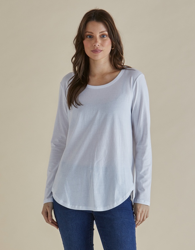 Betty Basics - Megan Long Sleeve Top