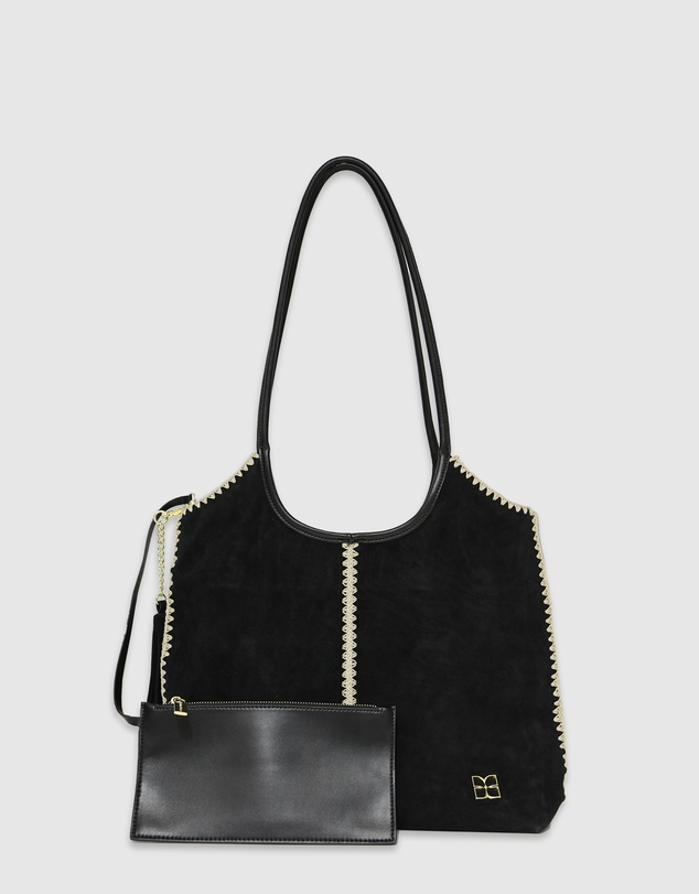 Belle & Bloom - Back To Friends Suede Shopper