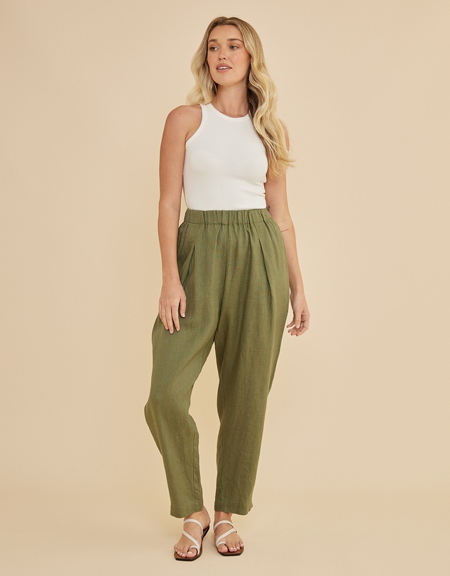 Amelius - Carter Elasticated Linen Pant