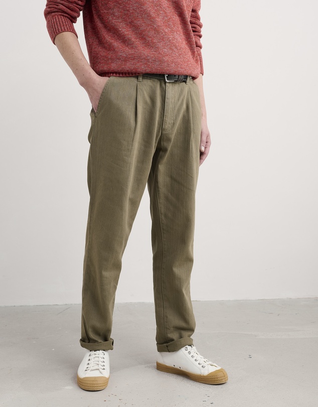 Seasalt - Seasalt Cornwall Green Helmsman Trouser