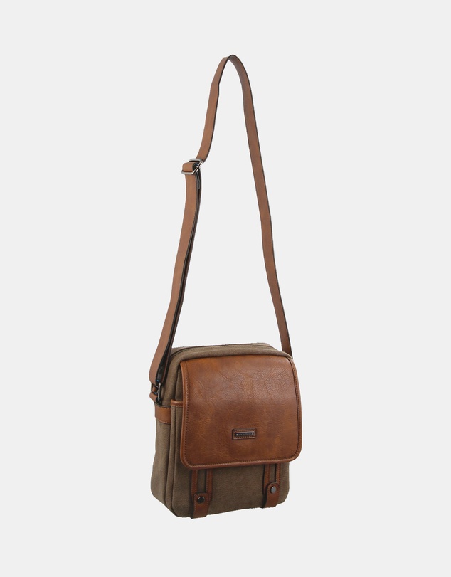 Pierre Cardin - Pierre Cardin Canvas Cross Body Bag