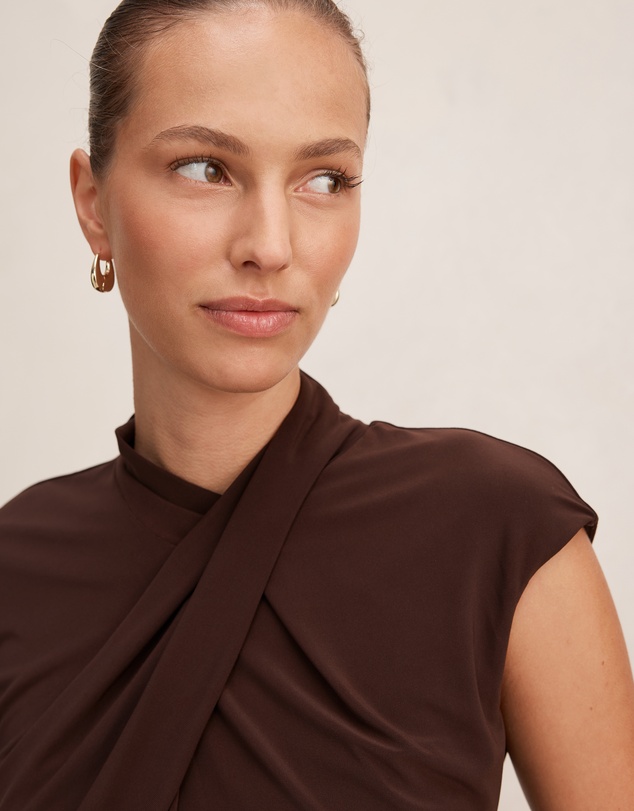 Forever New - Trinity Twist High Neck Top
