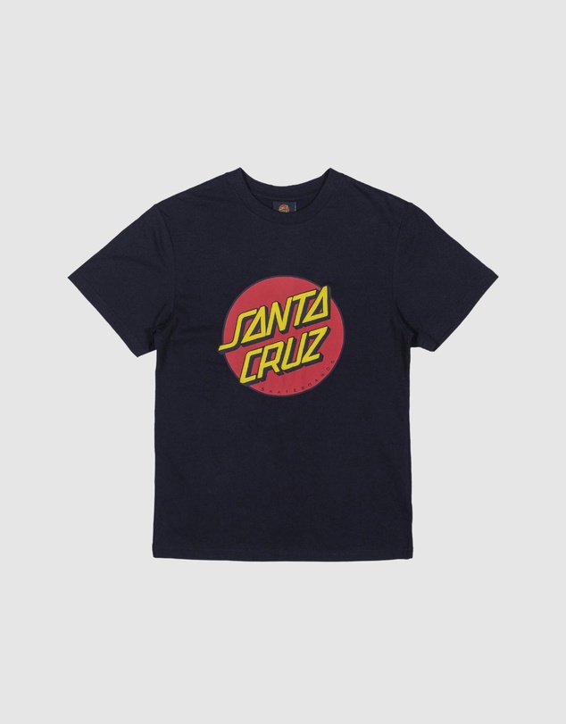 Santa Cruz - Classic Dot Puff Front Tee - Teens