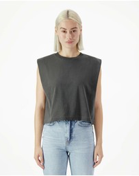 American Apparel - Heavyweight Garment Dyed Women's Muscle T-Shirt