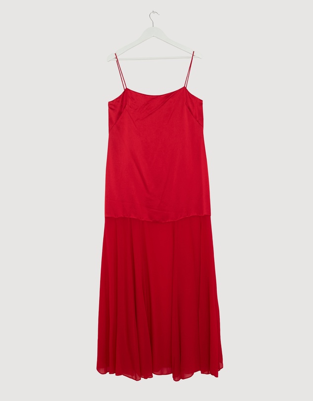 Revibe - Repaired Shona Joy Moraya Dropped Waist Maxi Dress - AU 12