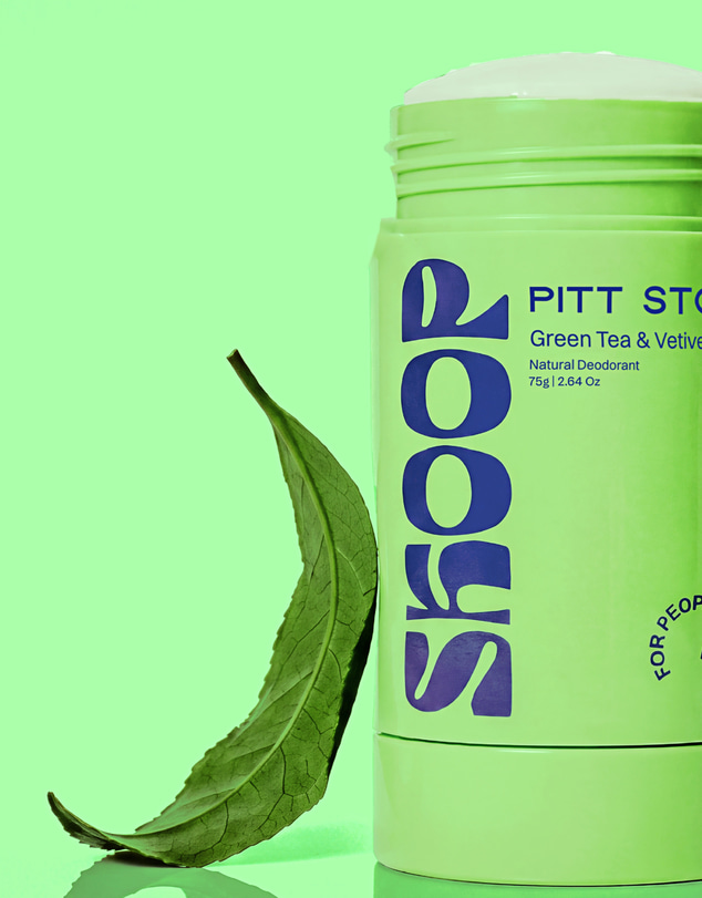 Skoop - Pitt Stop, Natural Deodorant Green Tea and Vetiver