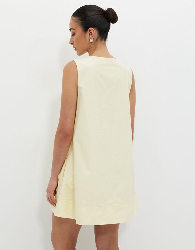 Calli - Poplin Swing Mini Dress