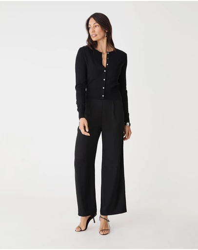 Forcast - Maggie Elastic Waist Pants