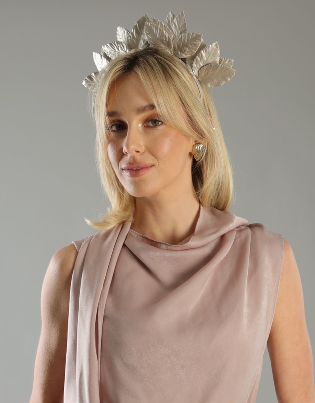 Morgan & Taylor - Amaryllis Headpiece in Gold