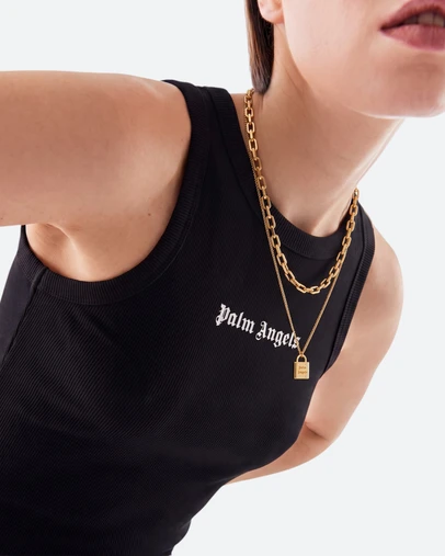 Palm Angels - Ilda GP Lock&Chains Necklace