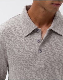 AERE - Organic Cotton Slub Rugby Polo