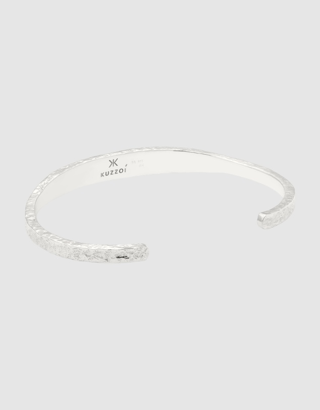 Kuzzoi - ICONIC EXCLUSIVE - Bracelet Men Bangle Handmade in 925 Sterling Silver
