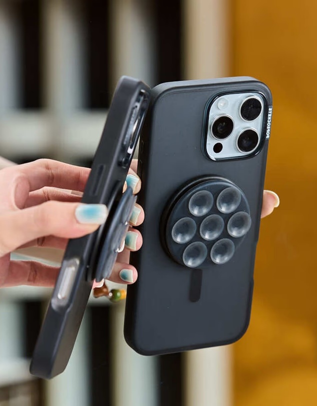 PopSockets - PopGrip SuckUp Suction MagSafe 3in1 Phone Grip Holder Stand
