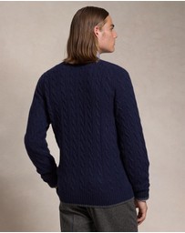 Polo Ralph Lauren - Cable-Knit Wool-Cashmere Cardigan - ICONIC EXCLUSIVE