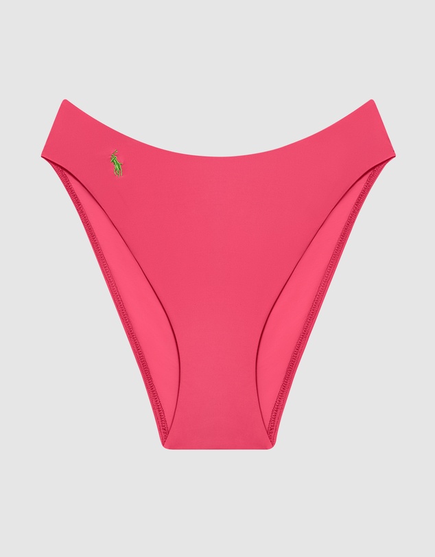 Polo Ralph Lauren - Kennedy High Leg Scoop Waist Bikini Bottom