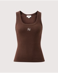 Ceres Life - Zoe Contour Rib Scoop Tank