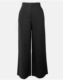 Forcast - Ami Linen Elastic Back Pants
